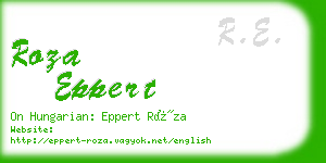 roza eppert business card